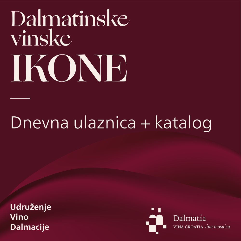 Dalmatinske vinske ikone 2026 – ulaznica + katalog